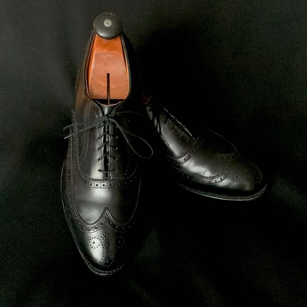 Allen Edmonds Chester Black Wingtips